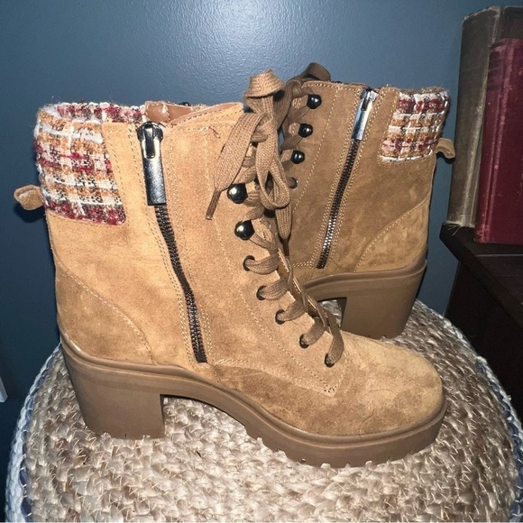 Steve Madden Jaydin-F Lace Up Ankle Boots - Picture 6 of 10